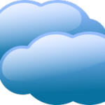Web hosting - blue clouds