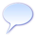 3d round speech bubble