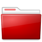 Red folder