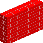 Red brick wall