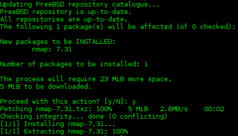 freebsd 11 install nmap